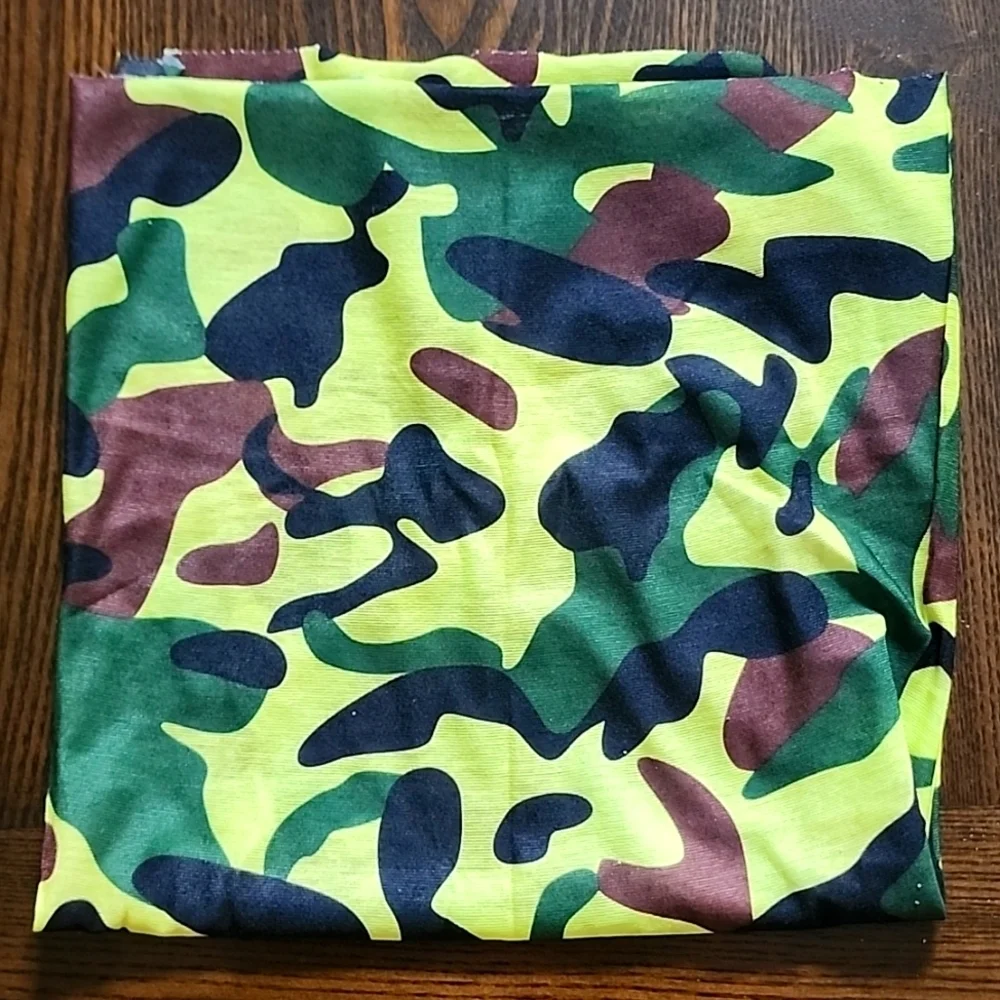 NEW Camo headband/tube bandana/neck gaiter/cowl